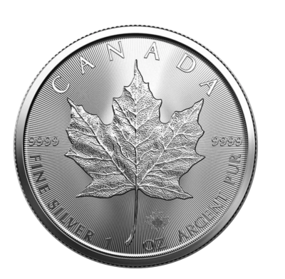 Silbermünze Maple Leaf 1 Unze / 100 Stück regelbesteuert